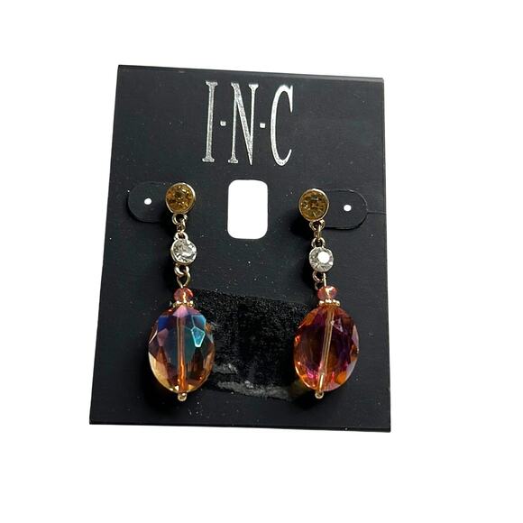 INC International Concepts Dangle Gemstone Earrings, NWT! - Picture 1 of 3